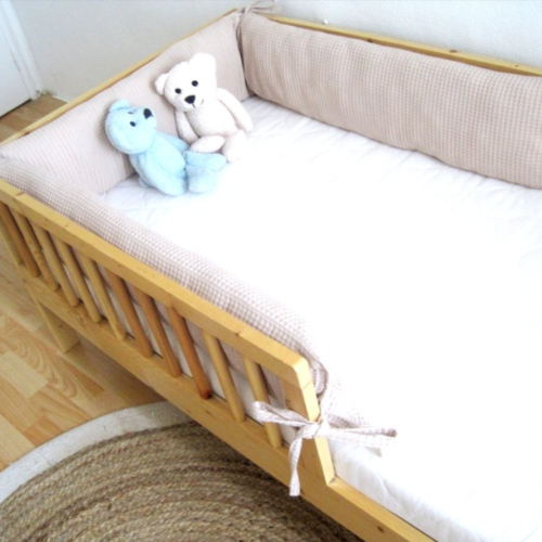 Traversin plat beige pour réaliser vous même votre tour de lit.