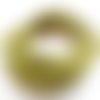 1 mètre de corde tressée en vert olive, 6 mm