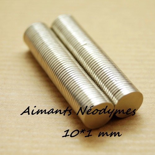 Aimants 10*1 mm néodyme n35