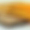 Pompons glands à franges orange clair 13 cm