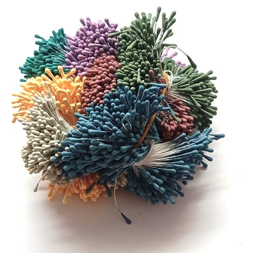 Pistils pour fleurs artificielles 1,5mm par lot de 100