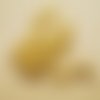 Bélières tonneau dorées pour cordon 3 mm par 10