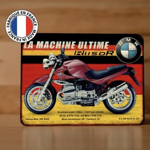 Plaque métal vintage bmw r1150 r