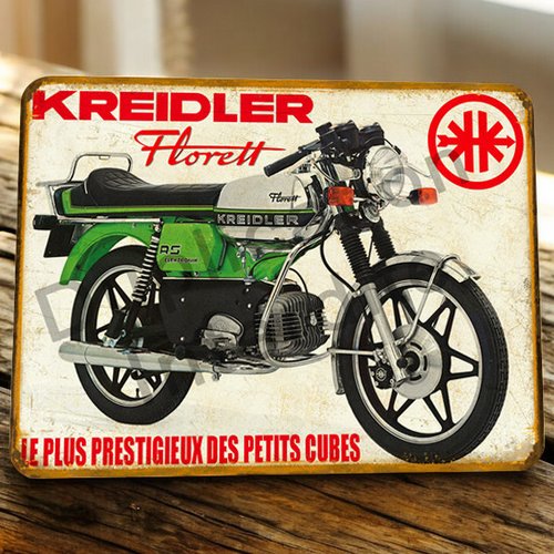 Plaque métal vintage kreidler florett 50