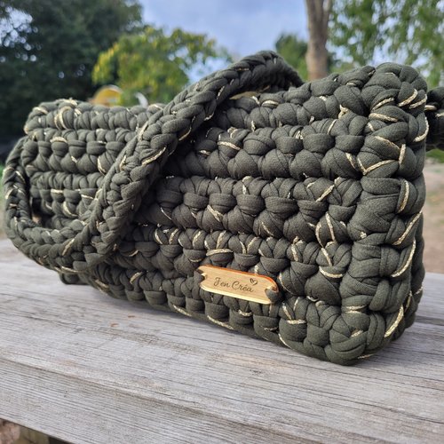 Sac à main en crochet " l' aurore"