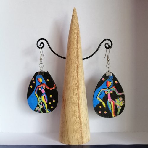 Boucles d'oreilles  ''chrysallides''