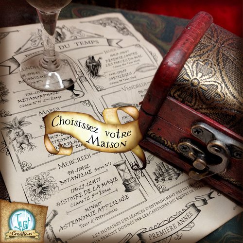 Emploi du temps des élèves de poudlard