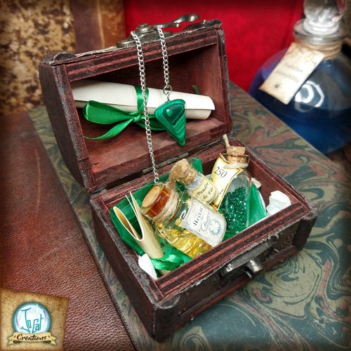 Petit coffret pour sorcier, inspiré d'harry potter