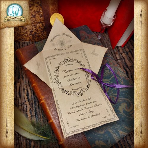 Invitation à la soirée de slughorn