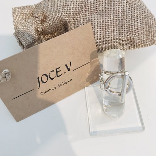 Bague chaînette fermoir t