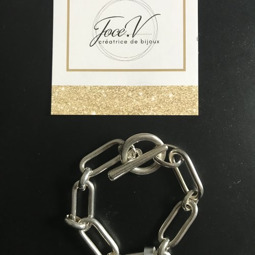 Bracelet maille menotte