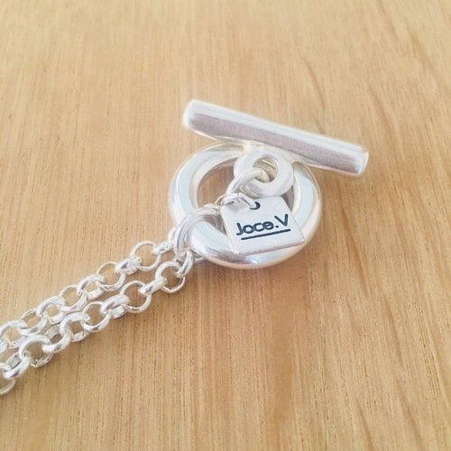Collier pastille 2 en 1