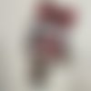 Botte de noël, chaussette bonhomme de neige, botte *prénom personnalisable*, personnalisable *joyeux noël*, à suspendre, 34x18 cm