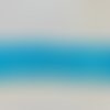 Ruban organza plissé, ruban organza bleu, 2,5 cm, 1 yard