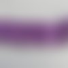 Ruban organza plissé, ruban organza violet, 3 cm, 1 mètre