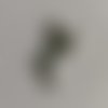 Breloque cigogne, breloque bébé, pendentif cigogne, argenté, 18x18 mm
