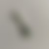 Breloque balai sorciere, breloque argentée, pendentif breloque, 18 mm, 1 pièce