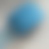Dentelle guipure bleue, 4 cm, 1 yard