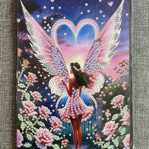 Kit diamond painting - carnet a5 "fée du crépuscule" - 50 pages