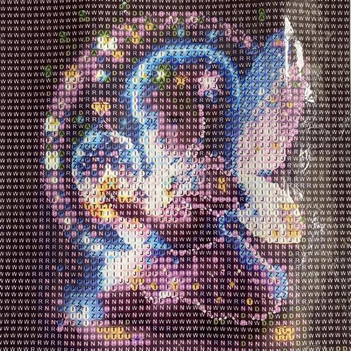 Kit diamond painting complet, petite fée des etoiles, 20x20 cm