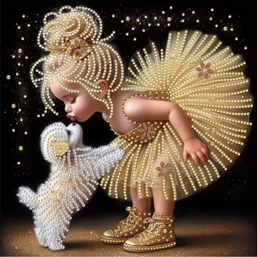Tableau décoration murale, tableau diamants painting, 30x30 cm, image 25x25 cm