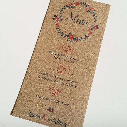 10 menus mariage kraft champêtre