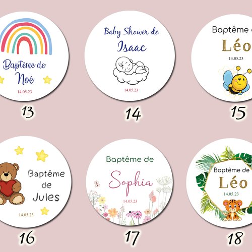 Lot De 24 Autocollants Ronds Avec Dictons, Autocollants Ronds