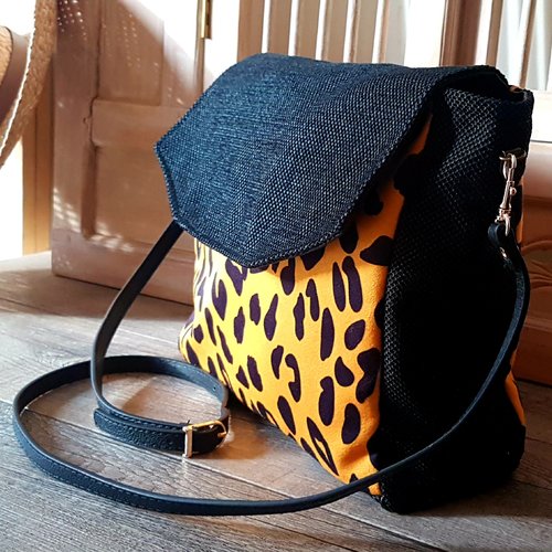 sac besace leopard
