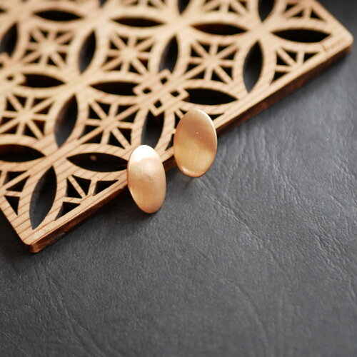 Boucles d'oreilles ovales doré, support puce doré , 11x16mm. accessoire de boucle d'oreille, fournitures pour boucles d'oreilles
