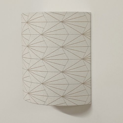Applique murale art déco doré & argenté – luminaire chic, design élégant, déco salon, idée cadeau