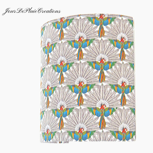 Applique murale aras tropical chic – luminaire art déco exotique, déco jungle, lampe murale salon, chambre, entrée, véranda