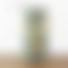 Lampe tube motif feuilles palmier vertes tropical