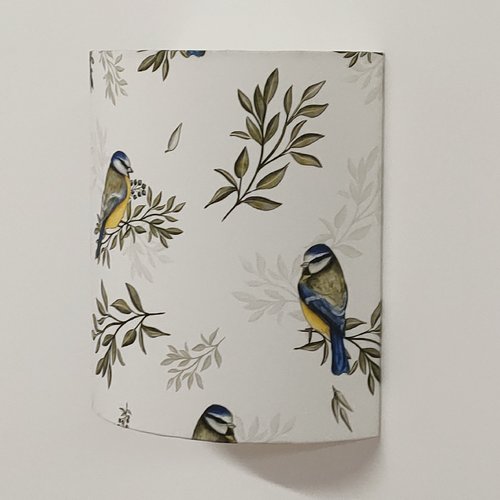 Applique murale mésanges décoration nature campagne chic luminaire oiseaux chambre, salon, entrée