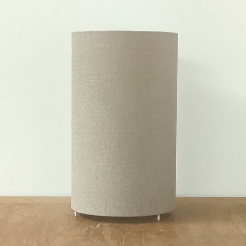 Lampe de chevet beige effet textile, lampe d’ambiance déco naturelle, artisanale française