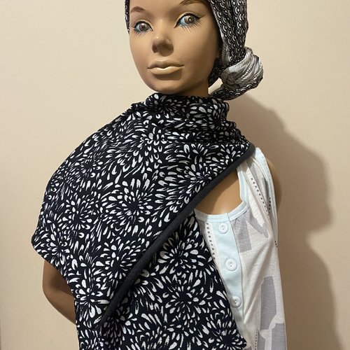 Echarpe mixte croisee