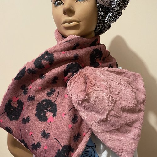 Echarpe mixte croisee