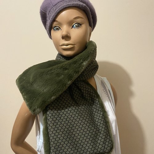 Echarpe mixte croisee