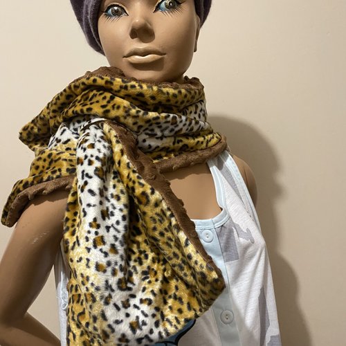 Echarpe mixte croisee