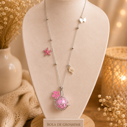 Collier sautoir grossesse