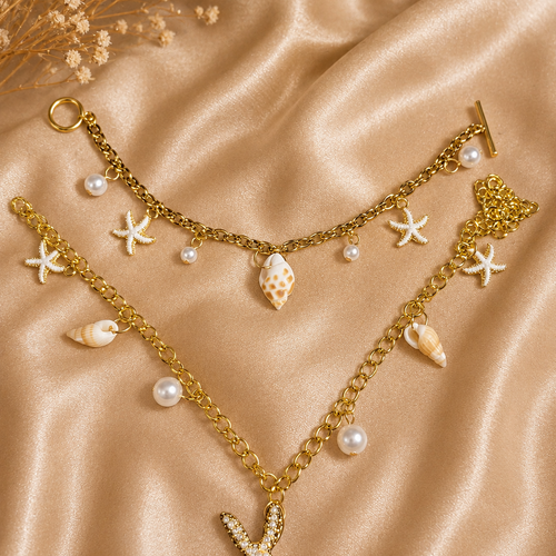 Parure étoile coquillage