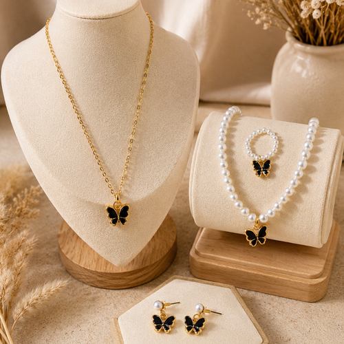 Parure complète papillon