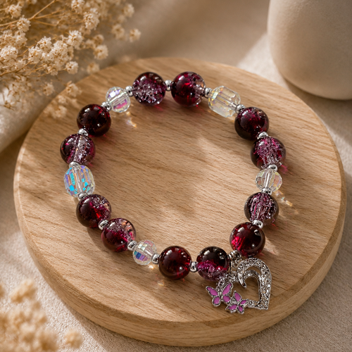 Bracelet perle coeur