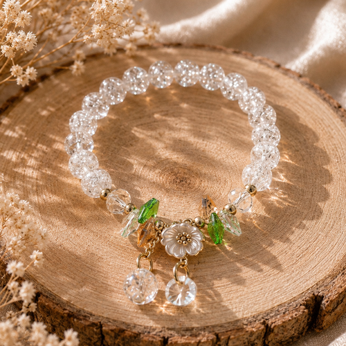 Bracelet de perle avec fleur