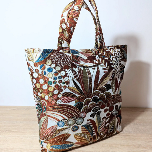 Sac porté main, sacoche pour ordinateur ou tablette, pièce unique artisanale fabriquée en france.