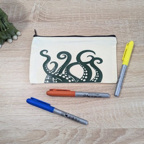 Trousse en coton, tentacules de cthulhu de h.p. lovecraft