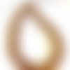 20 perles nacre motif panthère ø 20 mm