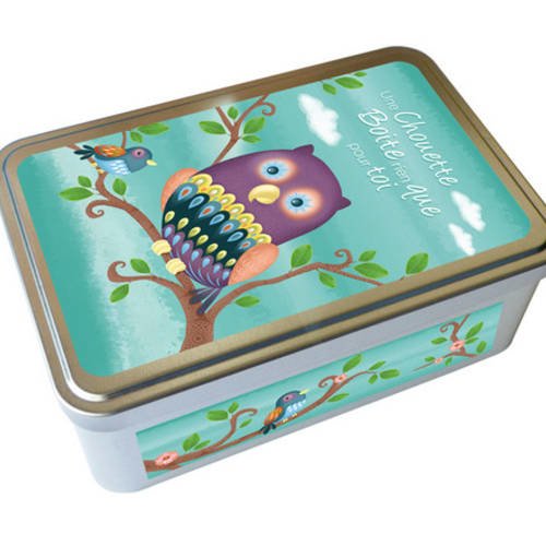 Conservation Des Aliments Rangement Pour La Cuisine Voxloud Com Fabrique En France Createur Kalam Boite Metal Une Chouette Boite Rien Que Pour Toi