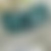 Headband bandeau cheveux torsadé en satin vert