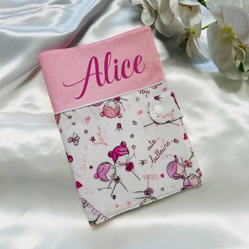 Protège carnet de santé molletonné ballerine