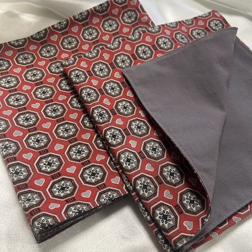 Serviette de table doublée lot de 4